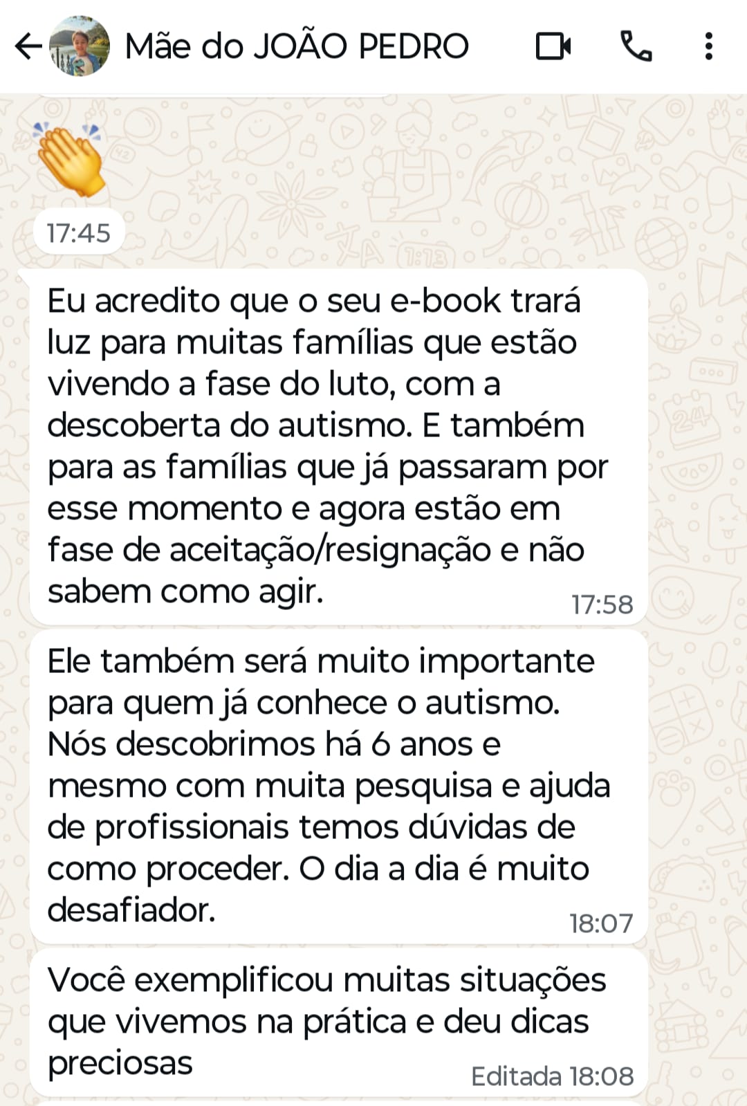 Depoimento da mãe do Joao Pedro